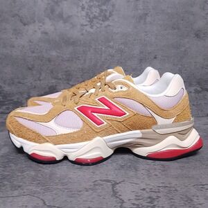 NEW BALANCE 9060 Great Plains True Red Running Shoes Mens 10 Brown Pink U9060GEA